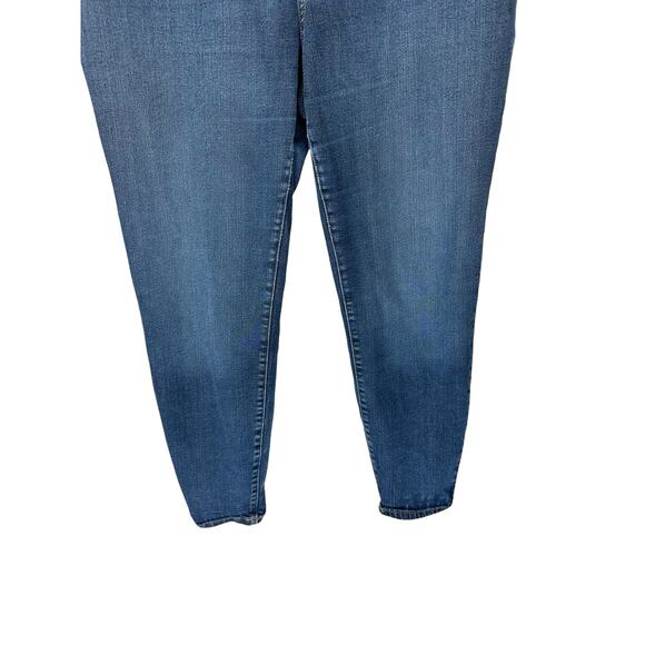 Everlane Dark Wash Stretch The Curvy High Rise Skinny Leg Jean Size 30 - Picture 5 of 12